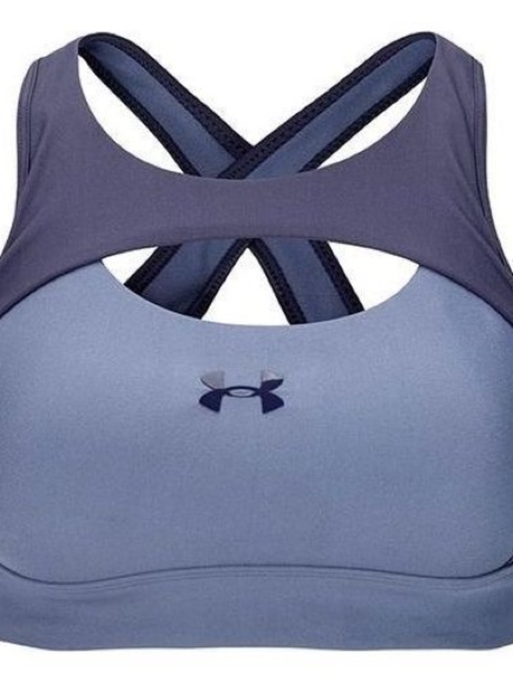 Under Armour Crossback Sports Bra | HeatGear Quick Dry | Navy Medium